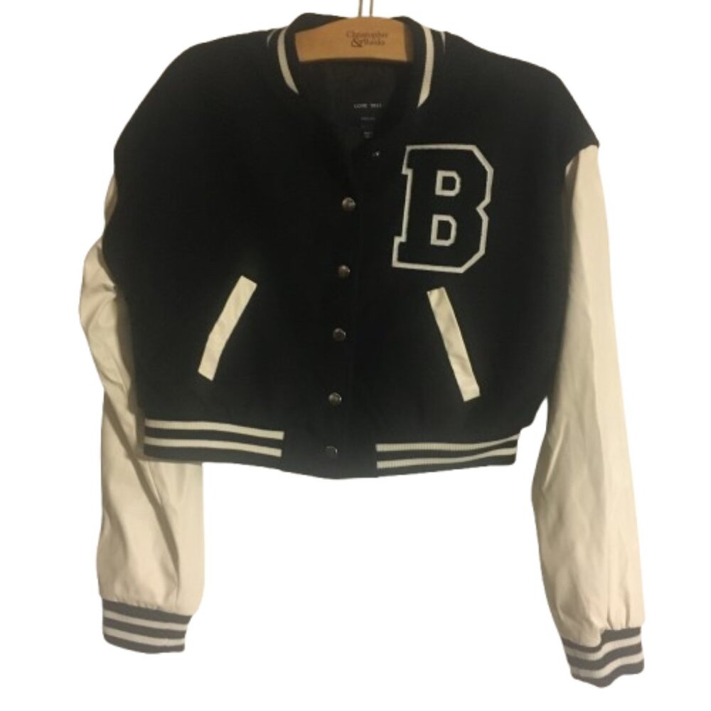 Love Tree Varsity Jacket Size Medium NWT